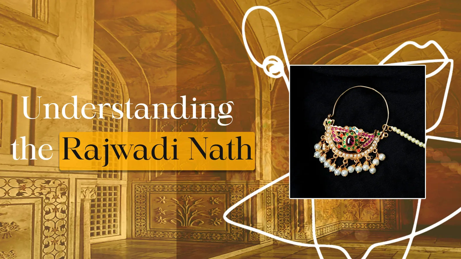 Royal Rajwadi Nath Collections at Just Jadau: A Bride's Essential