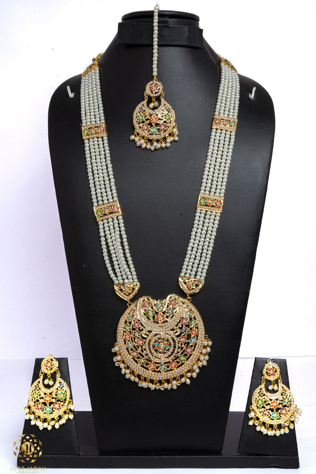 Aaliya Jadau Ranihaar with Tika