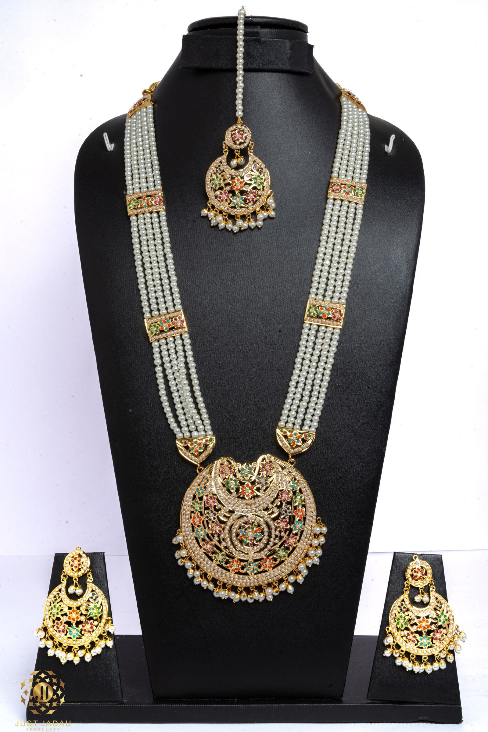 Aaliya Jadau Ranihaar with Tika