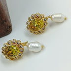 Damini Studs In Real pearls