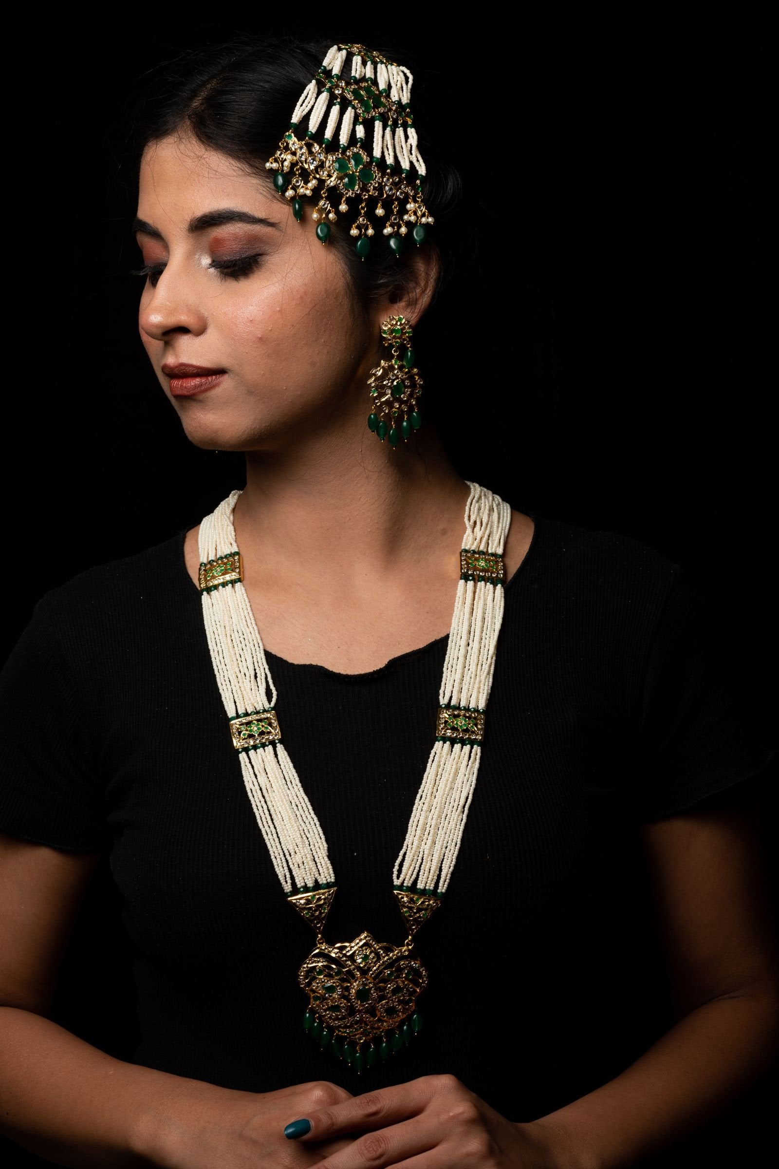 Simran Rani Haar with Jhumar