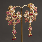Aura Studs in Ruby
