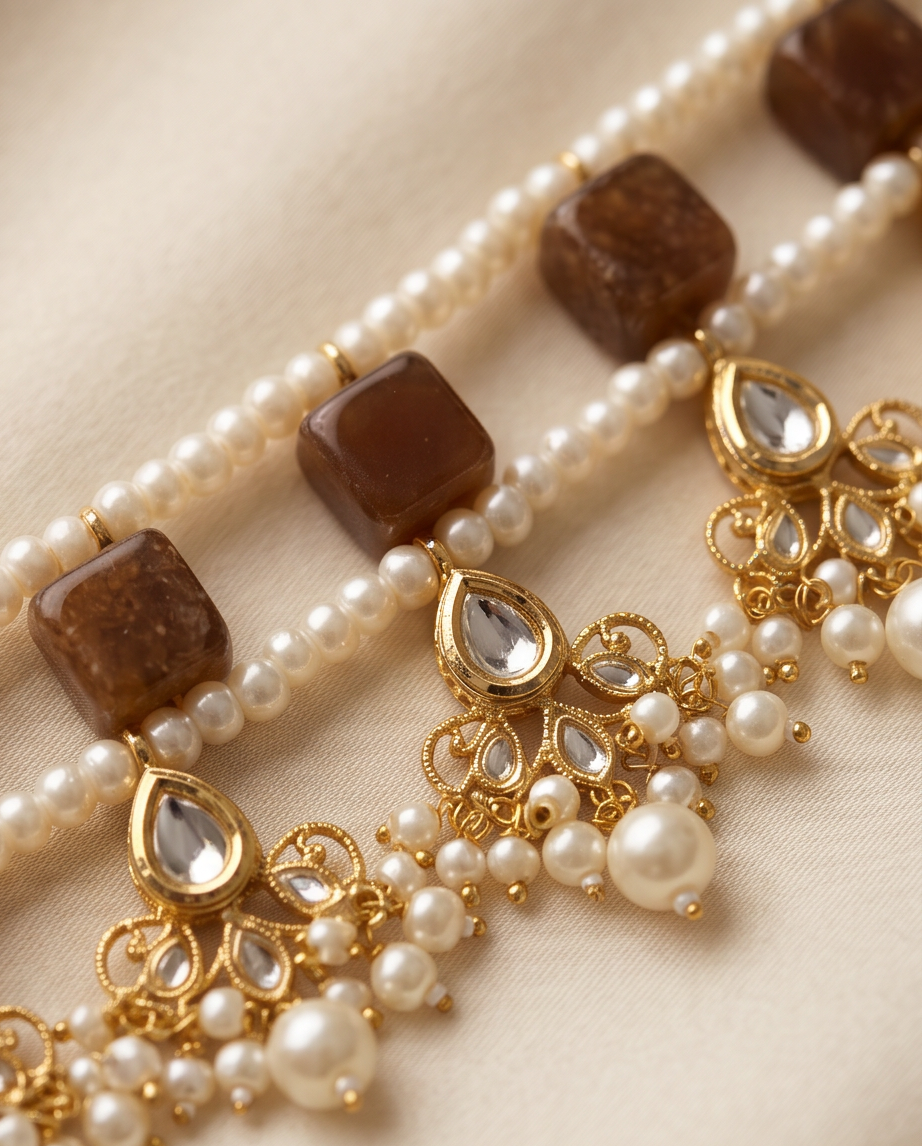 Avni Golden Chokar Set
