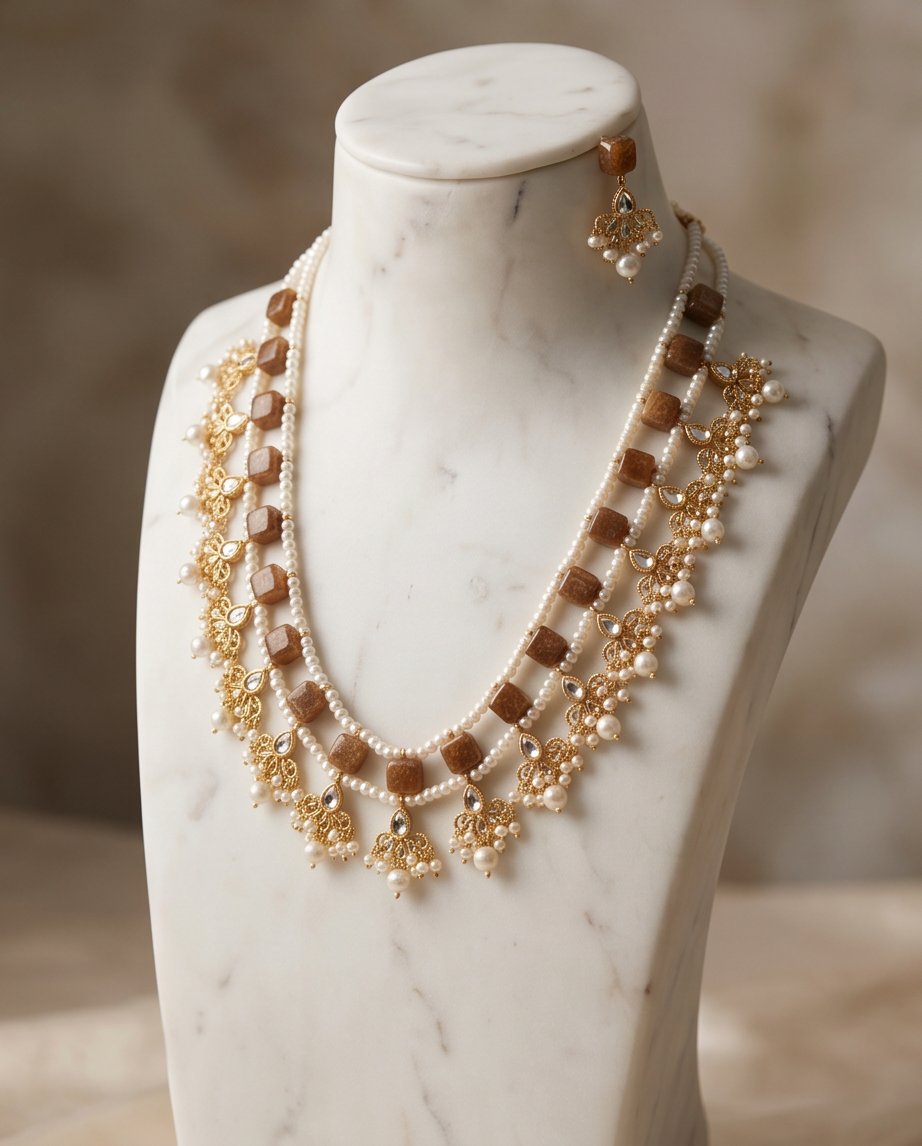 Avni Golden Chokar Set