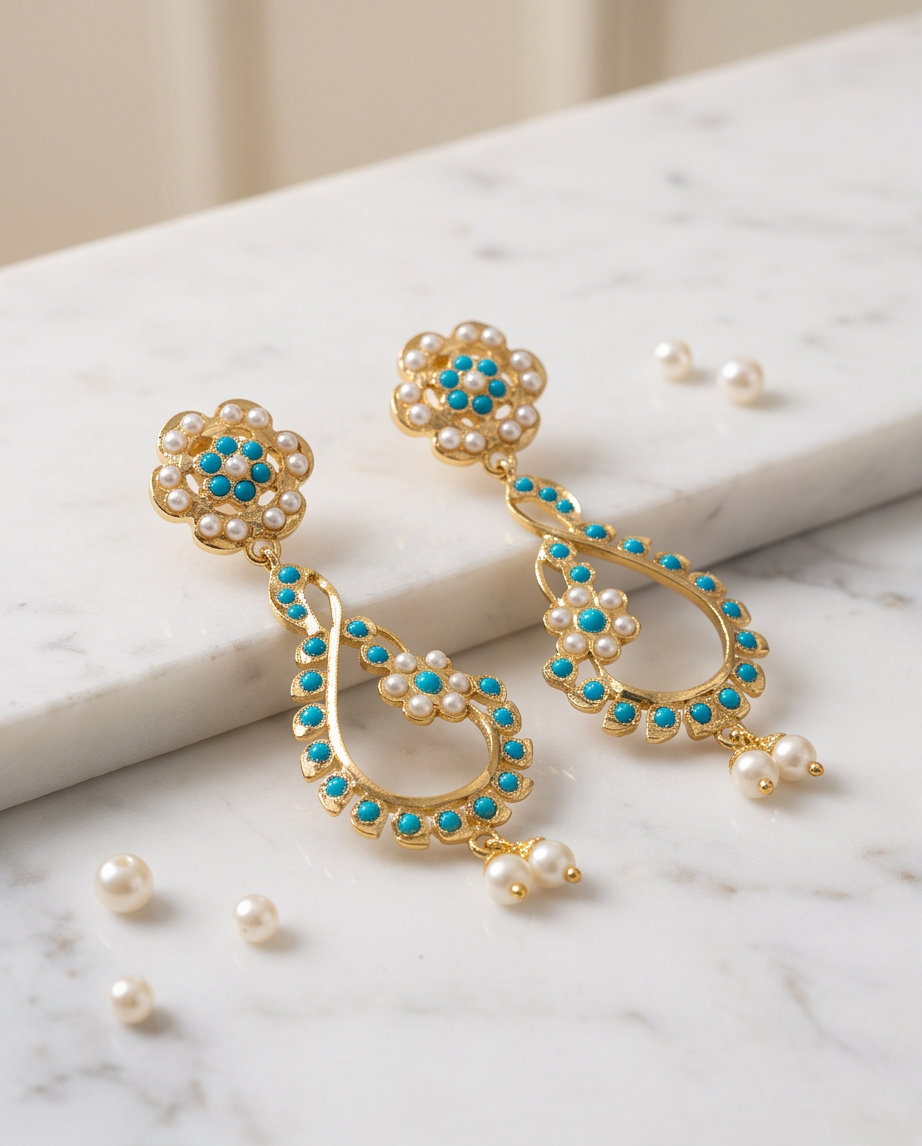 Noor Firoza Jadau Earrings