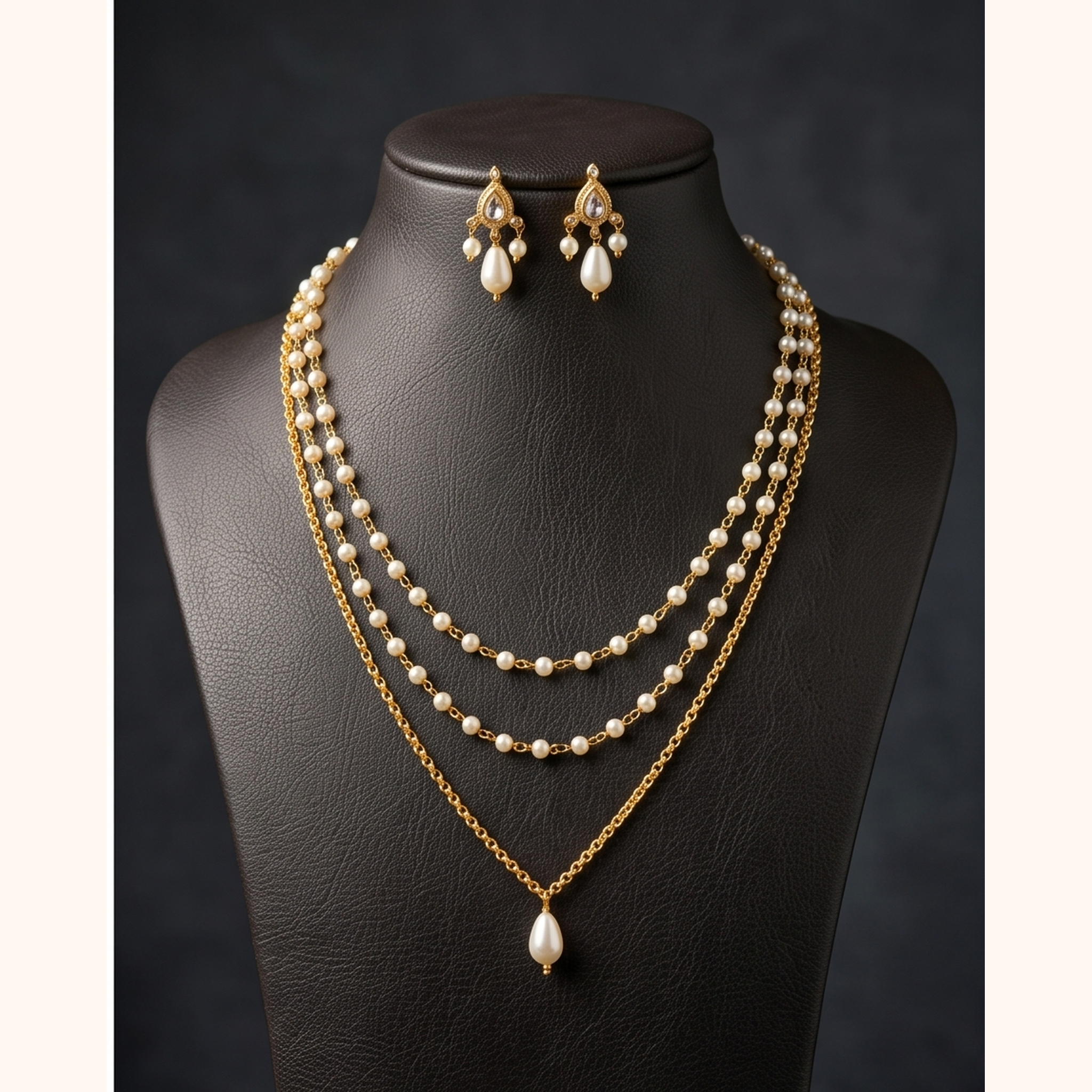 Roma Jadau Pearl Necklace