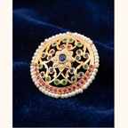 Bela Jadau Studs in Blue- Ruby - Green
