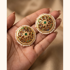 Bela Jadau Studs in Blue- Green