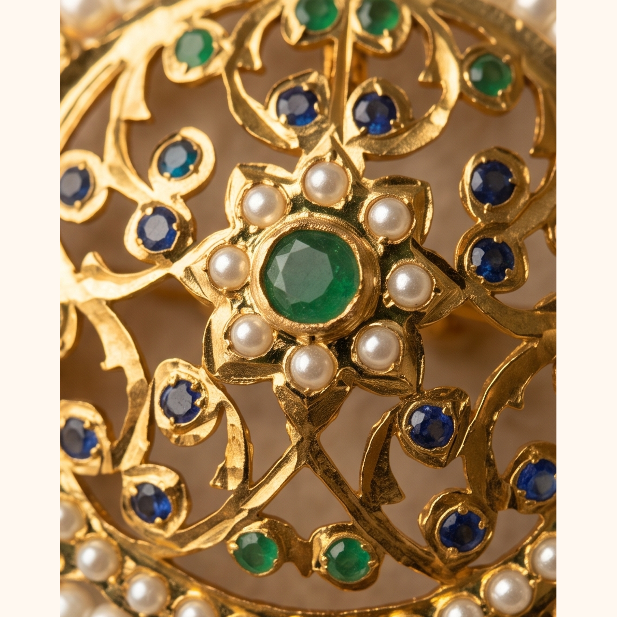 Bela Jadau Studs in Blue- Green