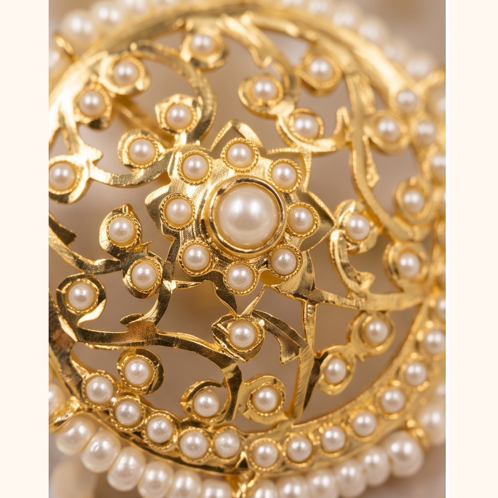 Bela Jadau Studs in Pearls