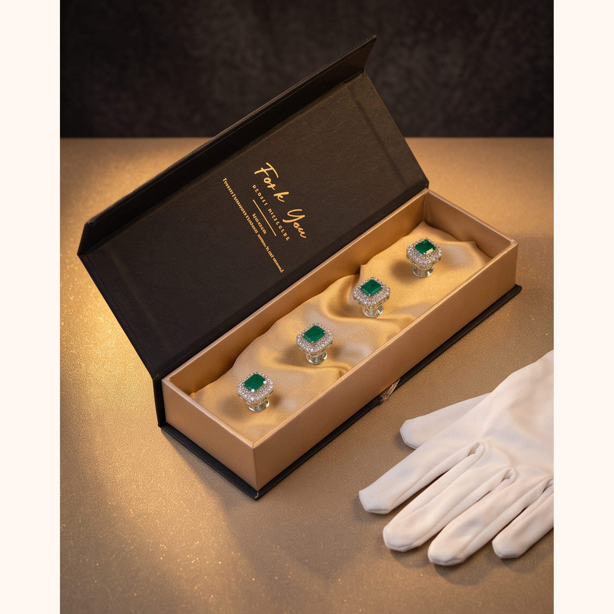 Real Emerald Kurta Buttons