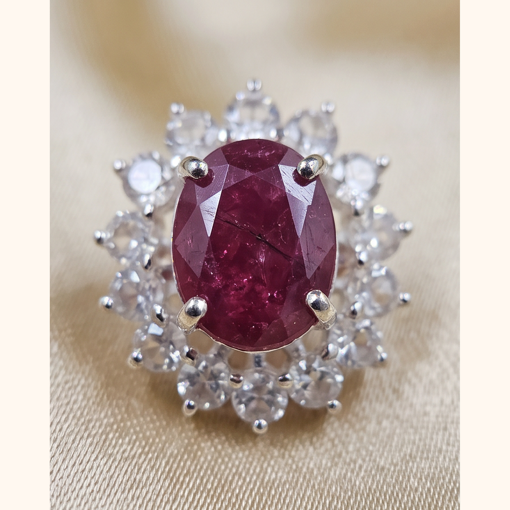 Real Ruby Kurta Buttons