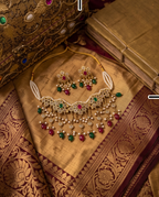 Fazeen Choker Jadau Jewellery Set In Multi