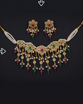 Fazeen Choker Jadau Jewellery Set In Multi