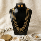 Swarna Chandan Haar With Studs And Adjustable Fingerring