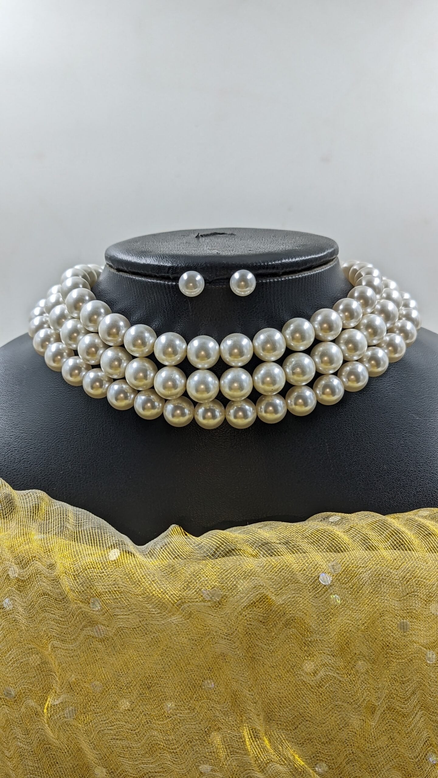 Maya Ali Choker In Swarovski Pearls