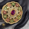 Karina Multi Statement Finger Jadau Ring