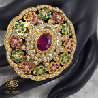 Karina Multi Statement Finger Jadau Ring