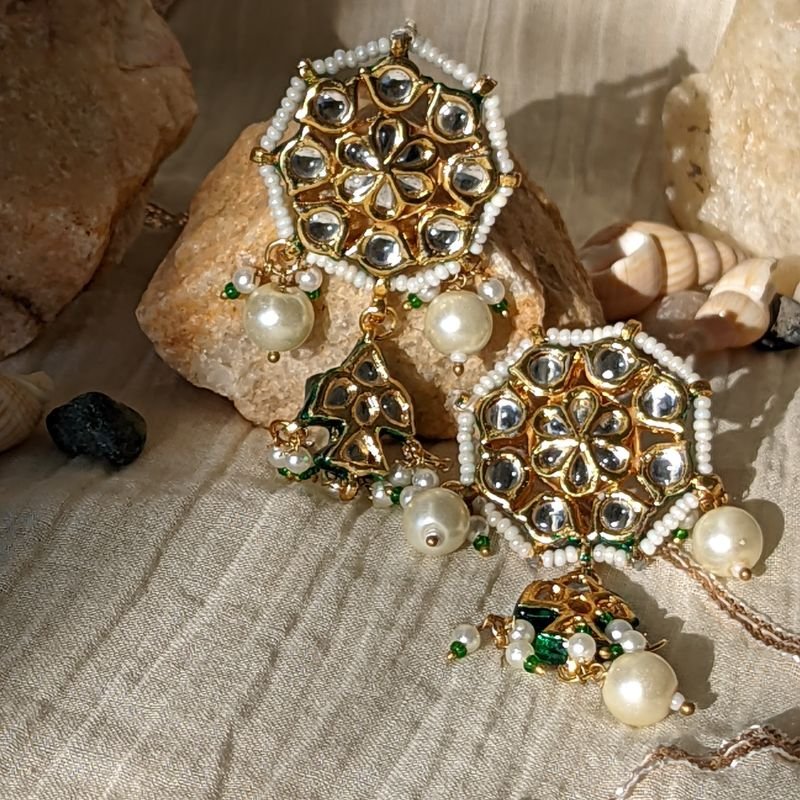 Ayna Kundan Studs