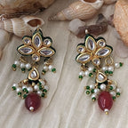 Pushpa Kundan Studs