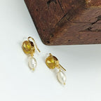 Bani Studs in Real Pearls