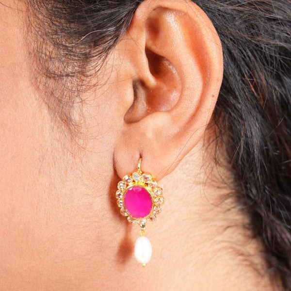 Damini Studs In Real pearls