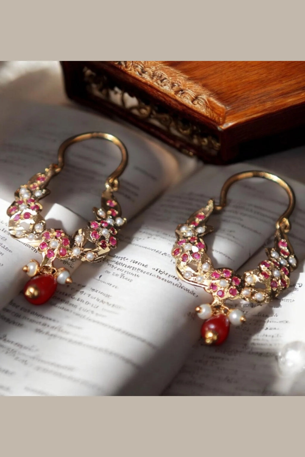 Kadira Chandbali ( Ruby)