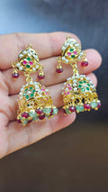 Multi Blossom Jadau Jhumki
