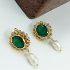 Damini Studs In Real pearls