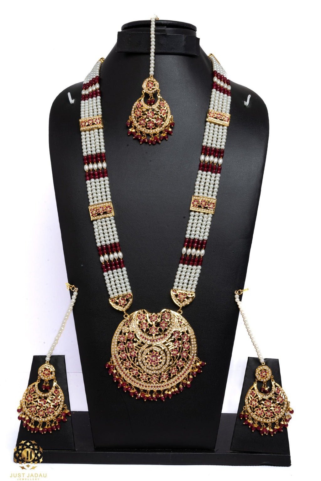 Aaliya Jadau Ranihaar with Tika