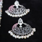 Hansini Chandbali in real Baroque pearls