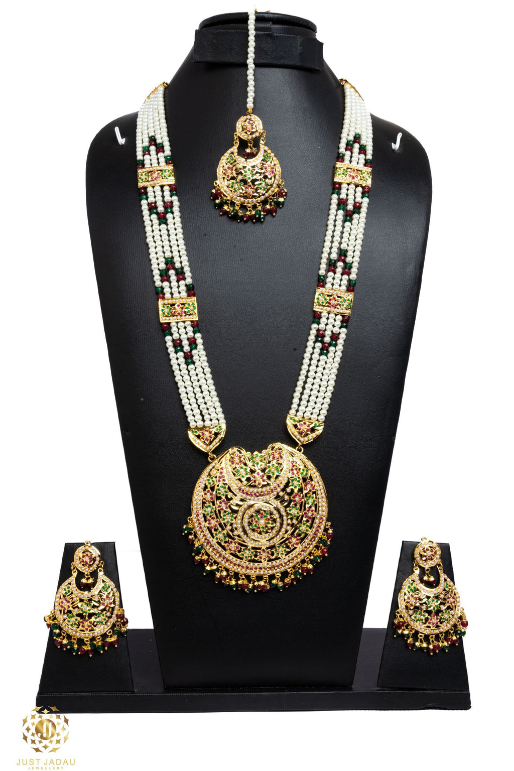 Aaliya Jadau Ranihaar with Tika