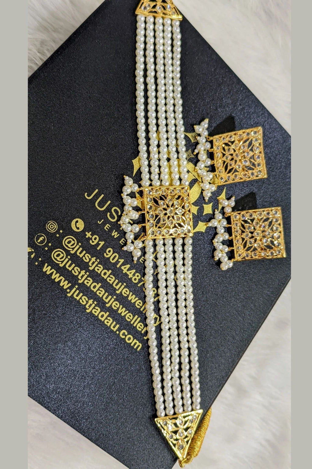 Hania Jadau Choker Set