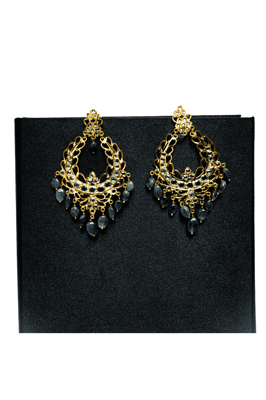 Kinza Bridal Set in Real Emerald and Pearls