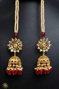 Dania Jhumki ruby