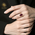 Real Ruby Jadau Finger Ring Size 10