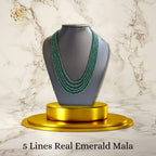 5 Lines Real Emerald Beads Mala