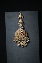 Anandi Jadau Tika In Pearls Huge Size Tika