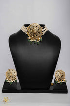 Aiza Bridal Set in Real Pearls n Real Emerald