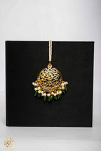 Aiza Bridal Set in Real Pearls n Real Emerald