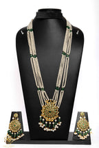 Aiza Bridal Set in Real Pearls n Real Emerald