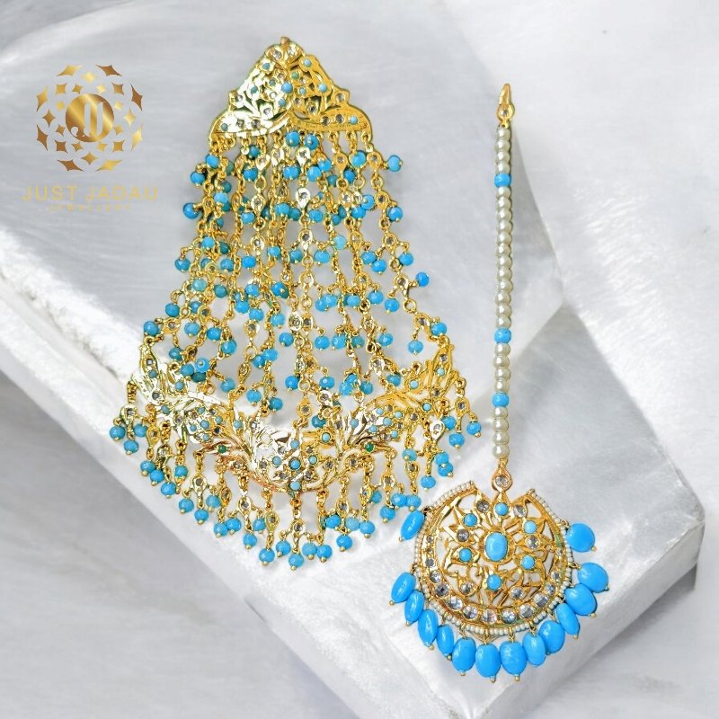 Aleena Jhumar-Tika Set