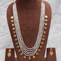 Ashrafi Layered Haar in Pearls