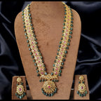 Asif Jahi Haar In Real Emerald and Real Ruby