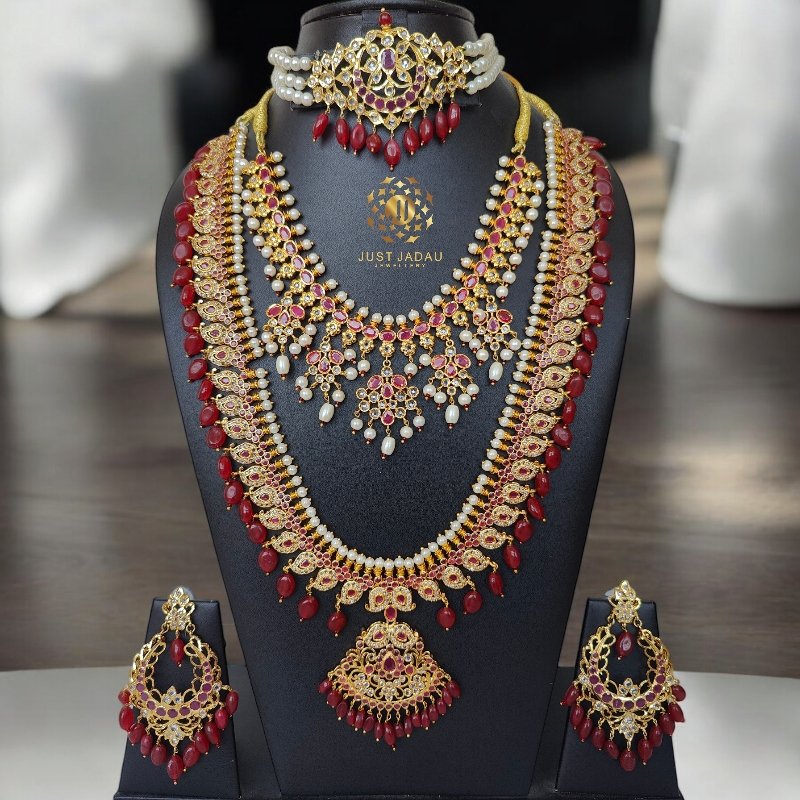 Avika Ruby Bridal set