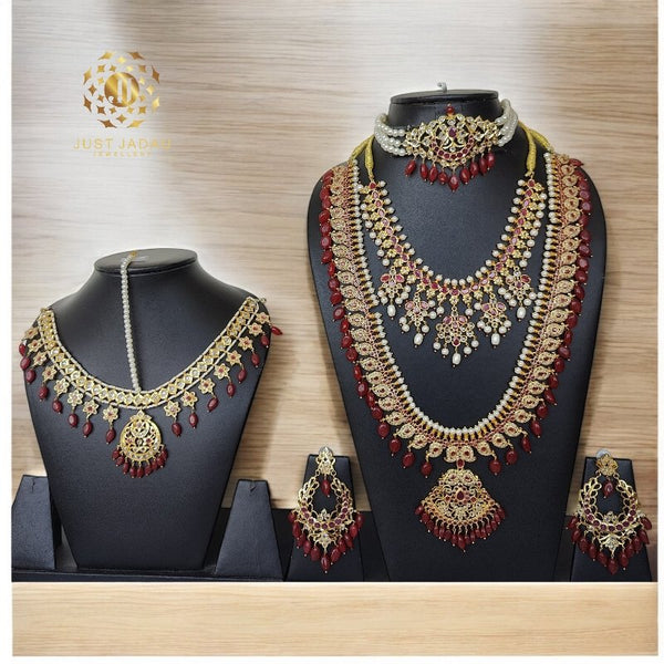 Avika Ruby Bridal set