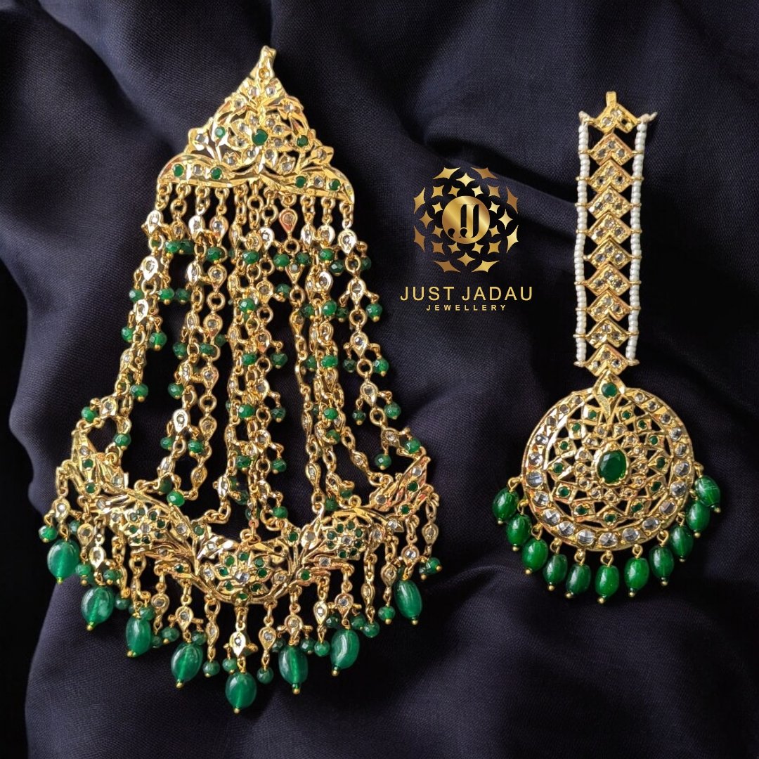 Bilquis Jhumar-Tika Set