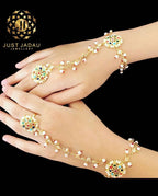 Bushra Bridal Set in Real Pearls