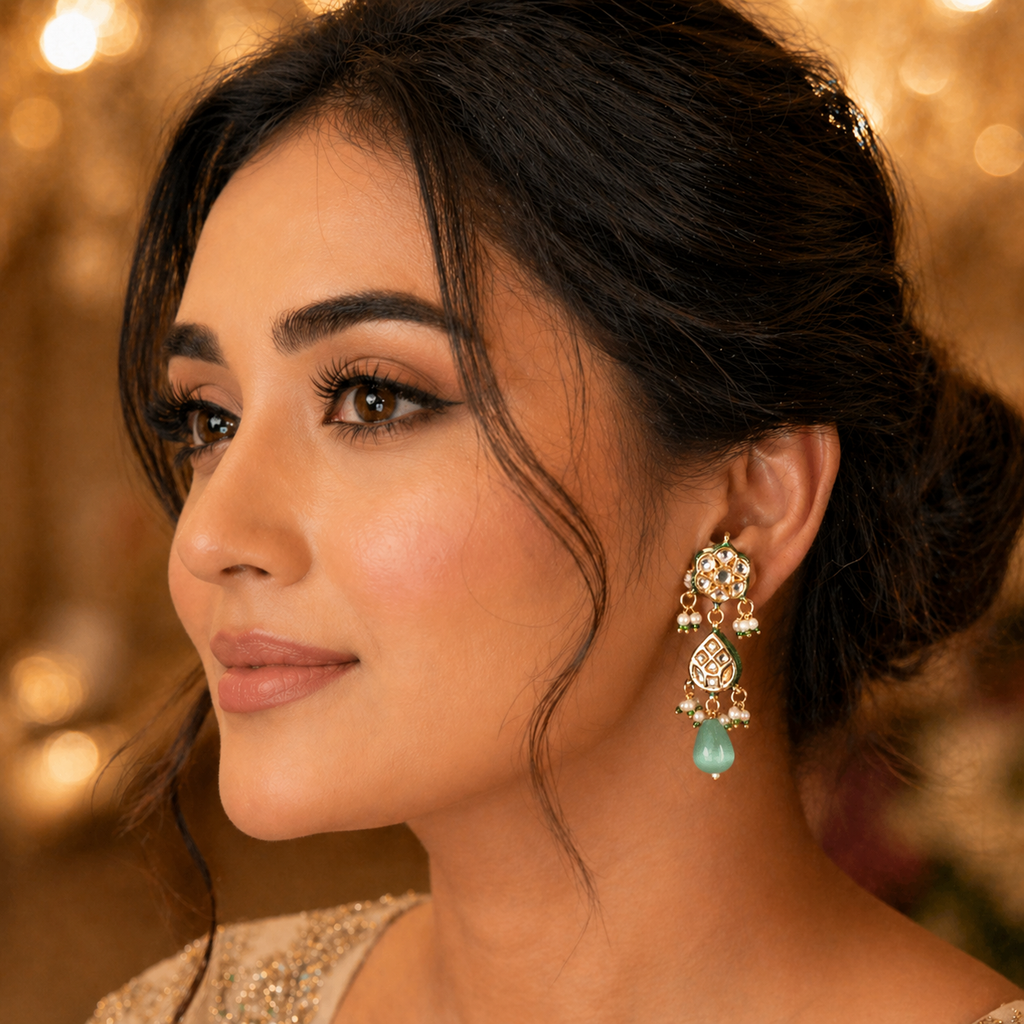 Chaya Kundan Studs