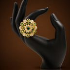 Neha Finger Ring Emerald